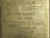 Stolperstein Lucie Gumpert Bild: Stolpersteine-Initiative CW, Hupka