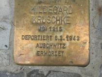 Stolperstein für Hildegard Kruschke. Copyright: MTS