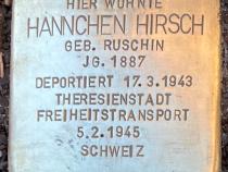 Stolperstein Hannchen Hirsch © Koordinierungsstelle Stolpersteine Berlin