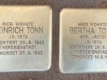Stolpersteine Bertha und Heinrich Tonn © Koordinierungsstelle Stolpersteine Berlin