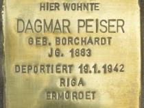 Stolperstein für Dagmar Peiser