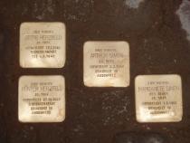Stolpersteine für Margarete und Artur Simon / Georg und Günter Herzfeld