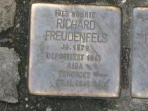 Stolperstein für Richard Freudenfels. Copyright: MTS