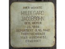 Stolperstein für Hildegard Jacobsohn © Stolpersteine-Initiative CW, Hupka