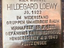 Stolperstein Hildegard Loewy © Koordinierungsstelle Stolpersteine Berlin