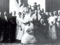 Hochzeitsfoto Richard und Charlotte Kobrak