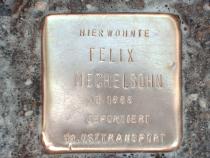 Stolperstein für Felix Mechelsohn