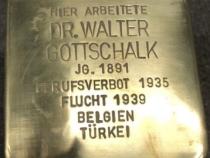 Stolperstein Dr. Walter Gottschalk © Initiative Mitte