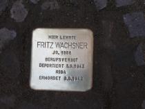 Stolperstein Fritz Wachsner © Koordinierungstelle Stolpersteine Berlin