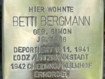 Stolperstein Betti Bergmann © Initiative Mitte