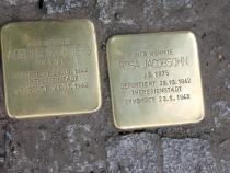 Stolperstein Stolpersteine Rosa Jacobsohn und Adeline Goldberg © Koordinierungsstelle Stolpersteine Berlin