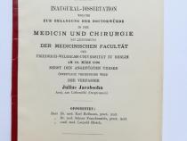 Schrift der Doktorarbeit, © Familie
