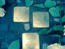 Stolpersteine für Hans Max, Käte und Ruth Clara Grünberg