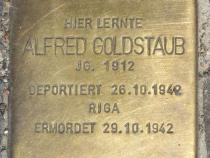 Stolperstein für Alfred Goldstaub.