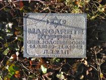 Margarete Koppels Grabstein in Berlin-Weissensee