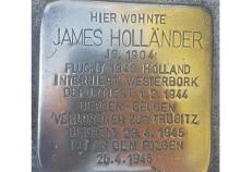 Stolperstein Jakob James Holländer, Foto: Initiative