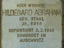 Stolperstein für Hildegard Abraham (Bild: Stolpersteine-Initiative CW, Hupka)