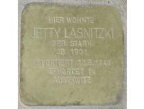 Stolperstein Jetty Lasnitzki, Foto: H.-J. Hupka