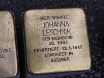 Stolperstein Johanna Leschnik © Koordinierungsstelle Stolpersteine Berlin