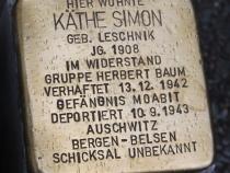 Stolperstein Käthe Simon © Koordinierungstelle Stolpersteine Berlin