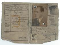 Kennkarte Gerhard Benjamin vom 16.2.1939. Bild: Besitz Peter Benjamin