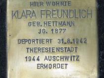 Stolperstein Klara Freundlich / Museum Neukölln ©