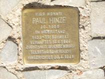 Stolperstein für Paul Hinze. Copyright: MTS