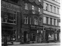 Schuhhaus Salzmann, Preußische Straße 49, Glogau; Bild: Entschädigungsamt Berlin