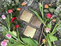 Stolpersteine für Kurt, Editha und Abel Machol © D. Klemperer