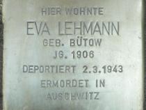 Stolperstein Eva Lehmann Bild: Stolpersteine-Initiative CW, Hupka