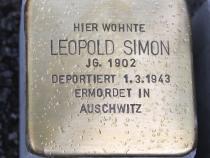 Stolperstein Leopold Simon © Koordinierungsstelle Stolpersteine Berlin