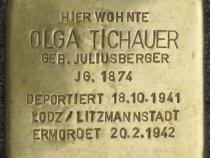 Stolperstein Olga Tichauer (Bild: Stolpersteine-Initiative CW, Hupka)