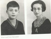 Lore Sternfeld und ihr Bruder Hans