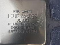 Stolperstein Louis Zander, Foto: Initiative
