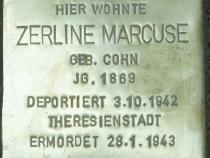 Stolperstein Zerline Marcuse, Foto:H.-J. Hupka, 2014