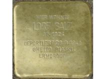 Stolperstein Lore Salz, Foto: H. J. Hupka