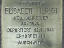 Stolperstein Elisabeth Herbst © H.-J. Hupka