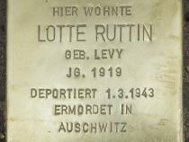 Stolperstein Lotte Ruttin, Foto:H.-J. Hupka, 2014