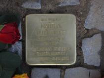 Stolperstein Martha Ollendorff, Foto: F. Siebold, März 2013
