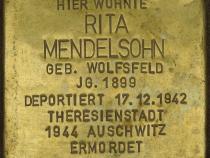 Stolperstein Rita Mendelsohn Bild: Stolpersteine-Initiative CW, Hupka