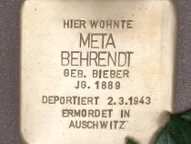 Stolperstein Meta Behrendt © Koordinierungsstelle Stolpersteine Berlin