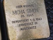 Stolperstein Micha Simon © Koordinierungsstelle Stolpersteine Berlin