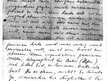 Mitteilung von Kurt Hansen an Susanne Ellstaetter, 1943, Quelle: Familienarchiv v. Pochhammer