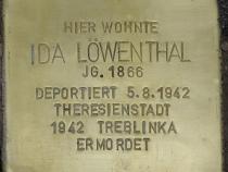 Stolperstein Ida Löwenthal © Stolpersteine-Initiative CW, Hupka