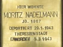 Stolperstein Moritz Nadelmann Bild: Stolpersteine-Initiative CW, Hupka