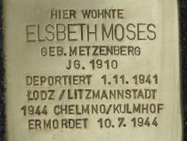 Stolperstein Elsbeth Moses - Bild: Stolpersteine-Initiative CW, Hupka