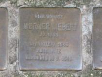 Stolperstein für Werner Liebert. Copyright: MTS