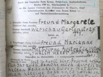 Nachricht an die die Tochter Marianne Bild: Familienarchiv