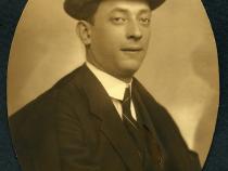 Nuchem Esther Löw bei seiner Hochzeit 1921 © Shimon Lev