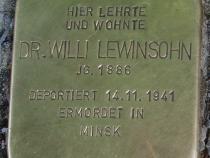Stolperstein für Willi Lewinsohn